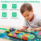 Hellowood Dinosaur Toys For Toddlers Age 2-4, Wooden Dinosaur Train Set With Playmat/Storage Bag, Montessori Educational Toys For 2+ Years Old Boys & Girls