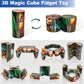 3D Flips Magic Cube Set  3 Pack Infinity Cube Fidget Toys  Transforms Puzzle Cubes for Stress Anxiety Relief and Kill Time  Nice Gifts for Kids and mature-themeds