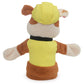 GUND Paw Patrol Rubble Hand Puppet Plush Stuffed Animal Dog, 11" Yellow, Model 6054343