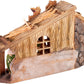 Brubaker Christmas Real Life Nativity Scene Set - Holiday Decoration - Stable With 11 Resin Figurines (Not Re-Arrangeable) - Designed In Germany