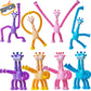 12 Pcs Telescopic Suction Cup Giraffe Toy-Sucker Pop Tube Fidget Sensory Toys Party Favors For Kids Toddler Age 3 4 5 6 7 8 9,Bi