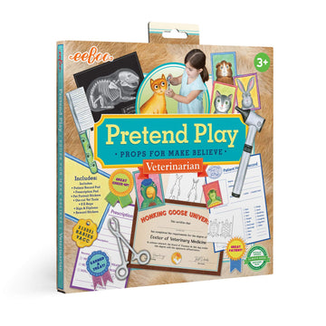 eeBoo: Veterinarian Pretend Play Set, Promotes Creativity and Imagination Development, Props for Make Believe, Allows for Imagin