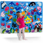 QUOKKA Ocean Felt Board for Toddlers - 70 PCS Double-Thick Felt Board Story Set with Large 41x30 Inch Durable Felt Wall Activity