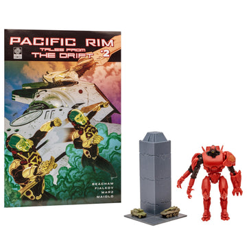 Pacific Rim McFarlane Toys Crimson Typhoon (Jaeger) 4 Scale Figure Playset with Comic