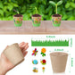 Jecery Garden Paper Craft Kit - 30 Sets DIY Foam Flower Pots, Medium, Multicolor, Perfect for Spring & Summer Crafts