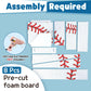 Marquee Numbers Baseball Birthday Decorations: 3Ft Large Party Decor Boy First 1St 21St Big Light Up Cardboard Number 1