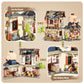 Chinese Street View Butcher Shop Mini Building Blocks, Moc Creative Building Toys Model Set For Girls 6-12 Years Old, 1105 Pcs S