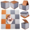 Tamiplay Play Mat for Babies 0-6 Months, Solid Colored Foam Baby Play Mat, Non-Toxic Interlocking Foam Puzzle Floor Mats, 0.4'' 