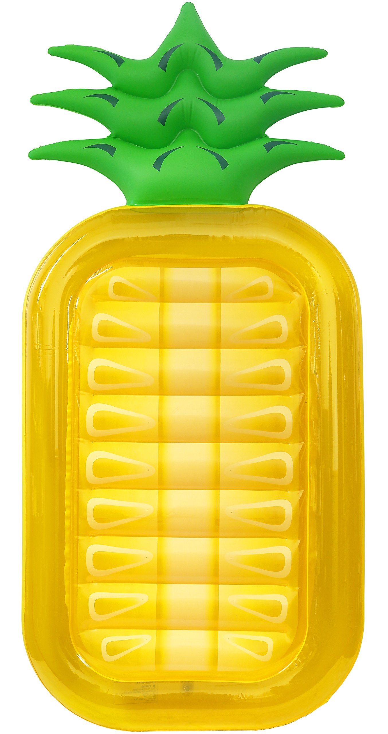 Greenco Giant Inflatable Pineapple Pool Lounger Float, 6 Ft Long, Large Pineapple Inflatable Pool Float For Kids & Adults, Pineapple Raft Pool Float For Summer Fun For Pool, Lake, Beach Parties