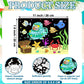 Zhanmai 30 Pcs Funny Color Your Own Summer Posters DIY Happy Summer Crafts Color Your Own Poster Bulk for Holiday Home School Pa