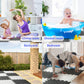 Tamiplay Foam Play Mat - 0.4 Inch Soft Eva Non-Toxic Interlocking Tiles, Baby Exercise Puzzled Floor Mats, 16 Tiles (White/Black