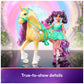 Unicorn Academy, Ava & Leaf Set With 2 Riding Accessories & Hair Styling Tool, Dolls & Unicorn Toys For Girls Ages 4 And Up