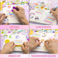 HoomTop DIY Cat Journal Kit Kids Diaries with Lock for Girls Ages 6 7 8 9 10 11 12 14 Birthday Christmas Gifts