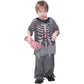 Eraspooky Skeleton Bloody Zombie Boy Costume Horror Halloween Kids Fancy Dress Outfit (Small)