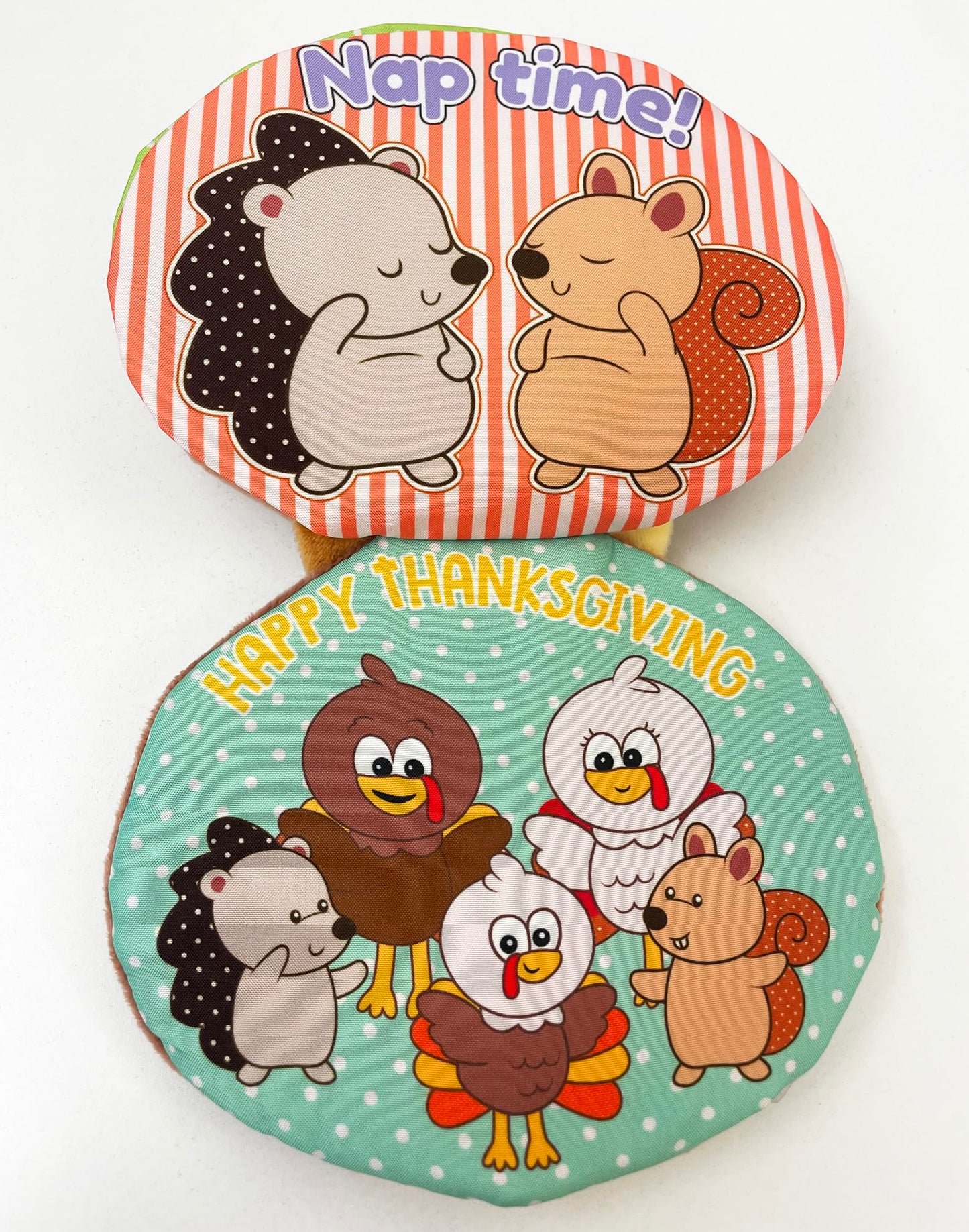 Magic Years Baby Plush, Soft, Crinkle Activity Book, 5 Inches (Thanksgiving Turkey)