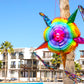 Celly Party Mexican Star Pinata, Rainbow Colorful 32 Inch Large Foldable Pinata for Birthdays, Cinco de Mayo, Halloween, Festiva