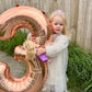Rose Gold Number 0 Balloon 40 Inch, 0 Balloon Numberfor 10Th 20Th 30Th 40Th 50Th 60Th Birthday Decorations, Rose Gold Party Supp