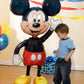 Amscan Mickey Mouse Air Walker Balloon, Multi-Color, One Size, Foil, Model 10107688
