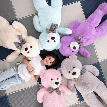 Morismos Giant Teddy Bear Stuffed Animals, Big Teddy Bear Plush, Pink Large Bear For Girlfriend Girls Gifts On Christmas Valentine'S Day Birthday, 39 Inch