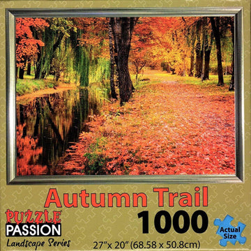Staci19 1000 Piece Jigsaw Puzzle - Puzzle Passion Autumn Trail Model 80801_8325