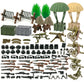Military  Pack  WW2 Army Gear Kit Bricks Accessories Set  SWAT Building Blocks Parts for Soldier Figures  Compatible with Major Brands