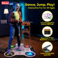 Kidzlane Light Up Dj Dance Mat For Kids - Bluetooth & Aux Compatible - 3 Fun Arcade Games With 5 Difficulty Levels - Detachable Top Mats With Fairytale & Speaker Motives - Adjustable Volume - Ages 6+