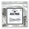 Tinkering Labs Axles: 20 Pcs, Perfect For Holding Wheels, Connecting Wood Parts, And More Stainless Steel, Rounded Tips, Unisex,