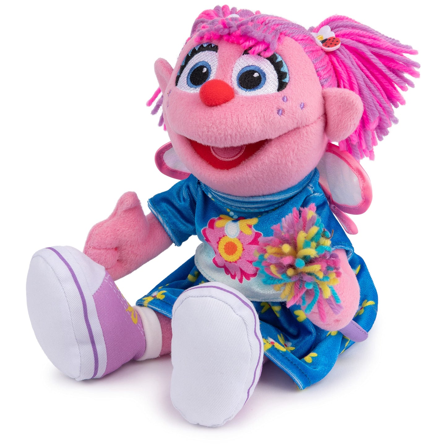 Gund Sesame Street Official Abby Cadabby Muppet Plush, Premium Plush Toy For Ages 1 & Up, Pink/Blue, 11