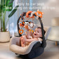 Tumama Baby Car Seat Toys, Black And White High Contrast Newborn Infant Hanging Toys, Crib Stroller Spiral Wrap Toys With 3 Pcs