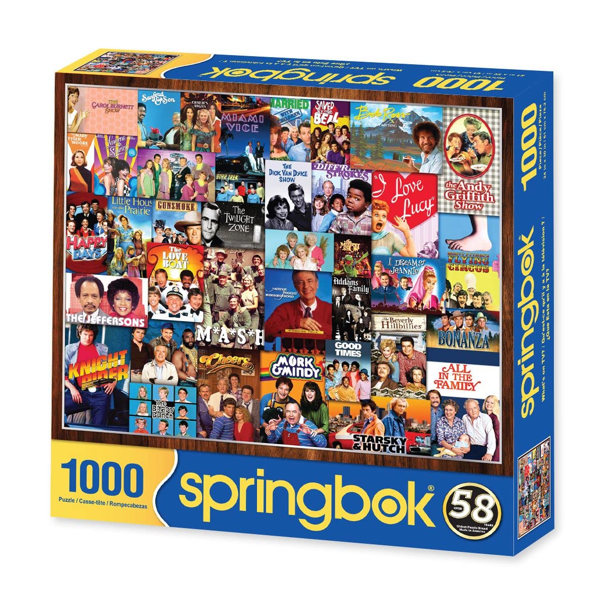 Springbok 1000 Piece Jigsaw Puzzle What'S On Tv? - Made In Usa