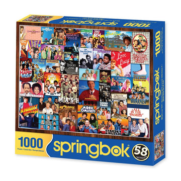 Springbok 1000 Piece Jigsaw Puzzle What'S On Tv? - Made In Usa