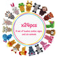6 Pack Portable Jelly Sticker Quiet Book For Kids, Reusable Sticker Book For Toddlers, Preschool Learning Activities Learning & Education Toys, Animal Insect Dinosaur Ocean Space Traffic Travel Toys