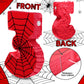 WinnerWhy Number 3 Spider Piata Bundle with Blindfold and Bat Comic Hero Small Piata Birthday Party Decoration for Mexican Fiest