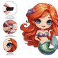 Jiroinlly Wooden Puzzles for mature-themed and Kids  100 Pieces Ocean Puzzle  Unique Shaped Mermaid Wooden Preschool Puzzle  Toddler Wooden Puzzle Toy Gift for Family and Friends  Suitable for Family Games