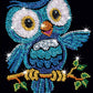 Sequin Art Red, Owl, Sparkling Arts and Crafts Picture Kit, Creative Crafts (1403)