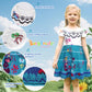 Sukyfecde Mirabel Dress For Toddler Girls Princess Costume Birthday Halloween Dress Up Role Play Outfits Size 6 White