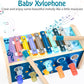 KIDWILL Wooden Hammering Toy with Pounding Bench & Xylophone, Montessori Learning for 12+ Months, Model MMM239, Medium Size