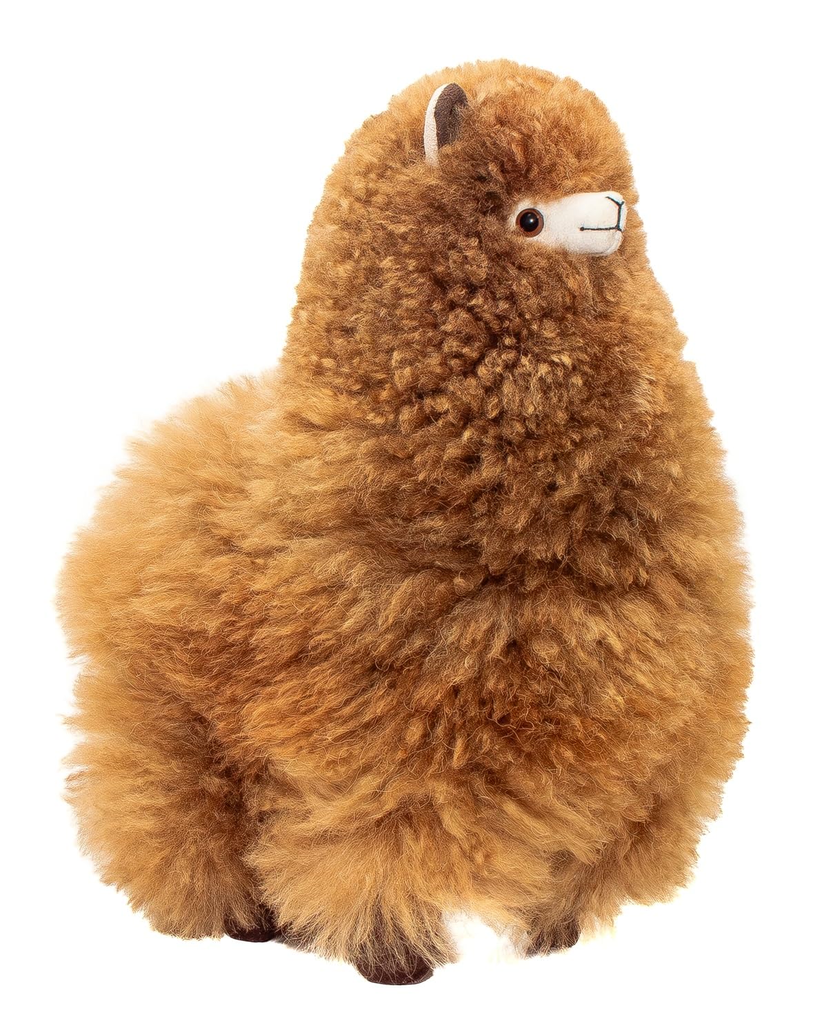 Alpacanext Llama Stuffed Animal - 12 Inch. Cute, Soft And Cuddly Alpaca Plush Toy Handcrafted On Real Alpaka Natural Fur, (12 In