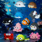 HJPLPXH Small Toy Gift,Party Favors for Kids,12 Boxes Mini Marine Animals Micro Building Blocks Set, Birthday Gift for Kids Ages