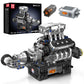 Mould King Supercar V8 Engine Building Blocks Sets, Build A Engine Model Kit That Runs, Moc Engineering Model Building Kit, 737