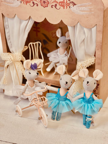 Levlovs Ballerina Mouse Doll Mouse In A Matchbox Mouse Doll Linen Doll Scandinavian Design Design Toy Baby Registry Gift Bunny Linen Toy Plush Toy