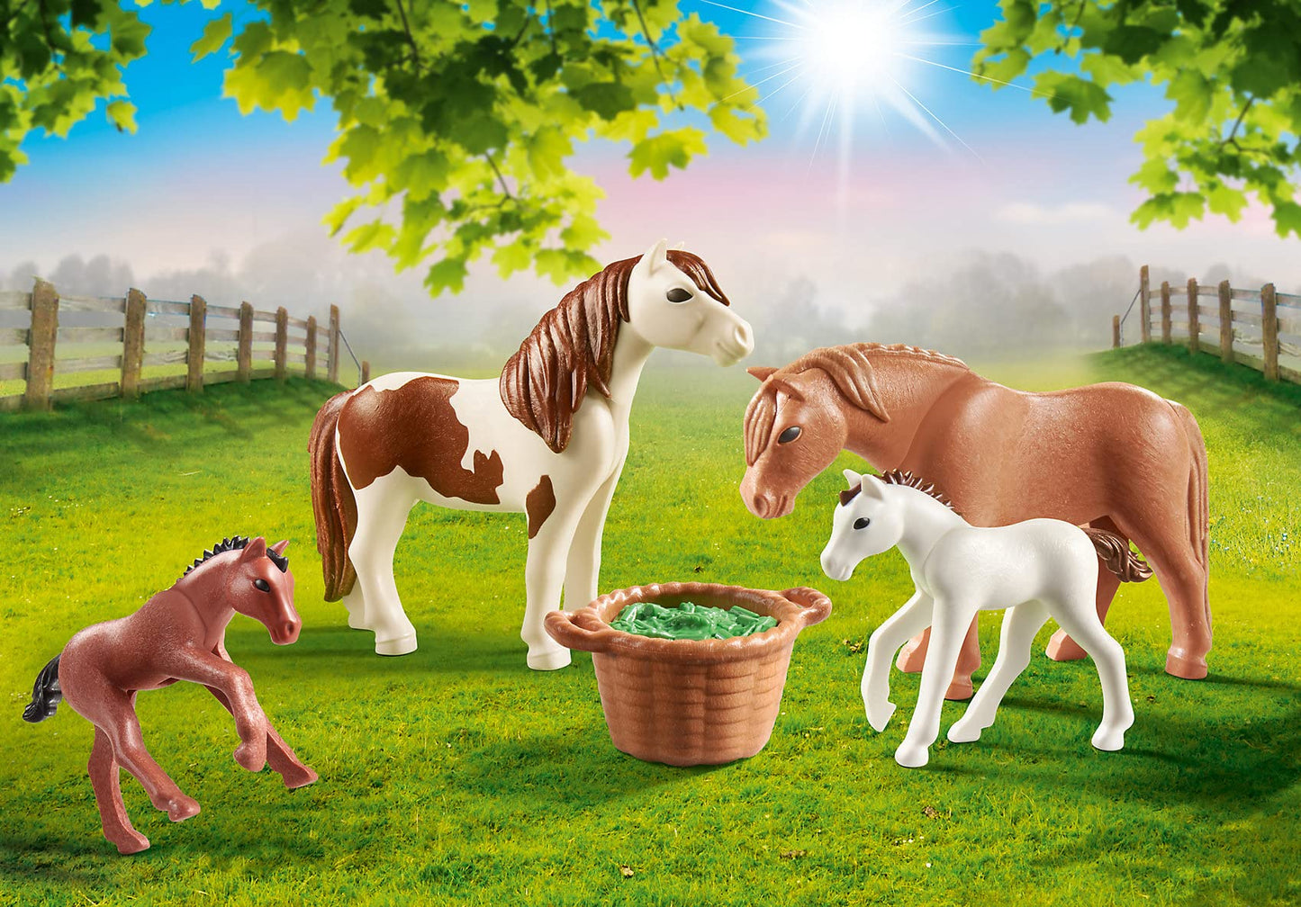 Playmobil Ponies With Foals