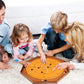 FURUISEN Crokinole Board Game, 27-Inch Wooden Classic, Brown, 22" Playing Surface, Perfect for Families and Friends