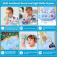 SUPVIB Baby Toys 0-6 Months - Colorful Infant Rattle Teething Toys with Music, 5 PCS Newborn Gifts for Boys & Girls, Thanksgiving & Christmas