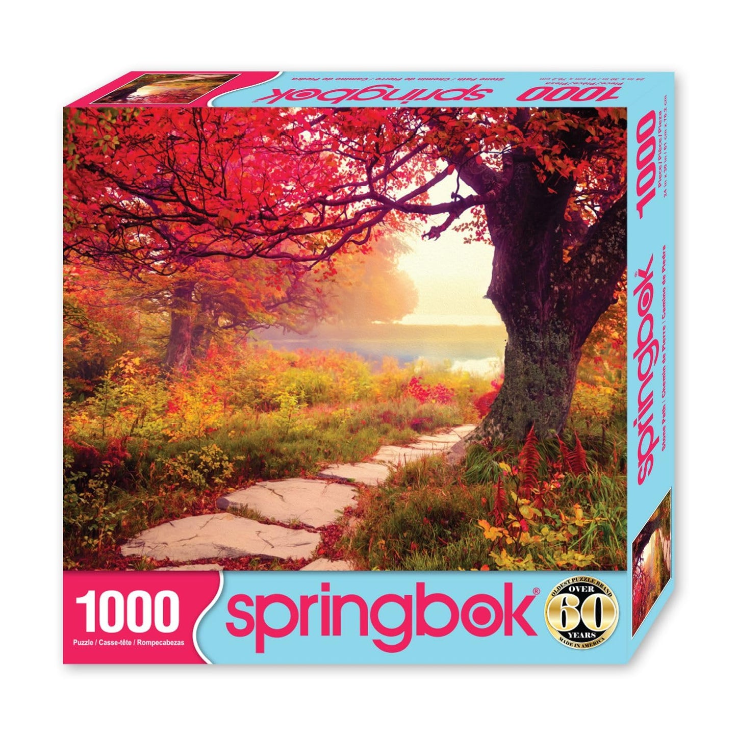 Springbok'S Stone Path 1000 Piece Jigsaw Puzzle Is A Mezmorizing Image For Puzzlers Looking For A Tranquil Escape