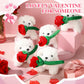 Liliful 20 Pcs Valentine'S Day Plush Gift Animals Small Stuffed Plush Animals Bulk For Birthday Valentine Party Favors(White)