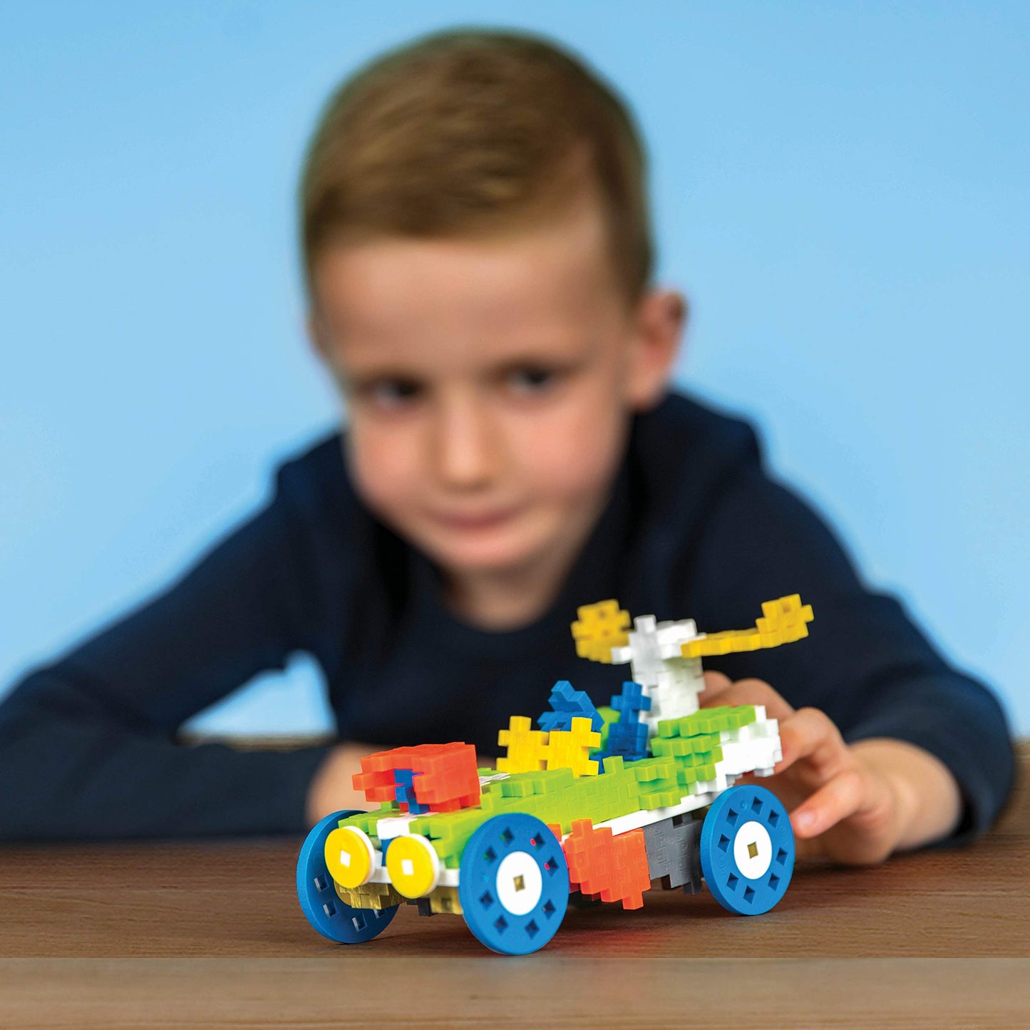 Plus Plus - Learn To Build Vehicles, 360 Pieces - Construction Building Stem / Steam Toy, Interlocking Mini Puzzle Blocks For Ki