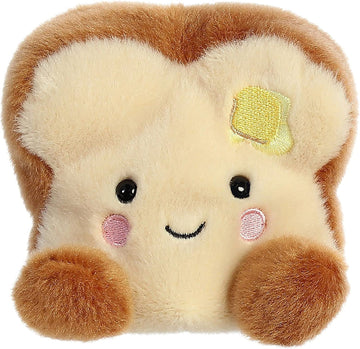 Aurora Palm Pals Set of Two - Bobby Egg & Buttery Toast - Polyester Plush Toys
