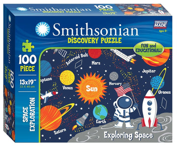 Smithsonian 100-Piece 13' X 19' Space Exploration Discovery Puzzle
