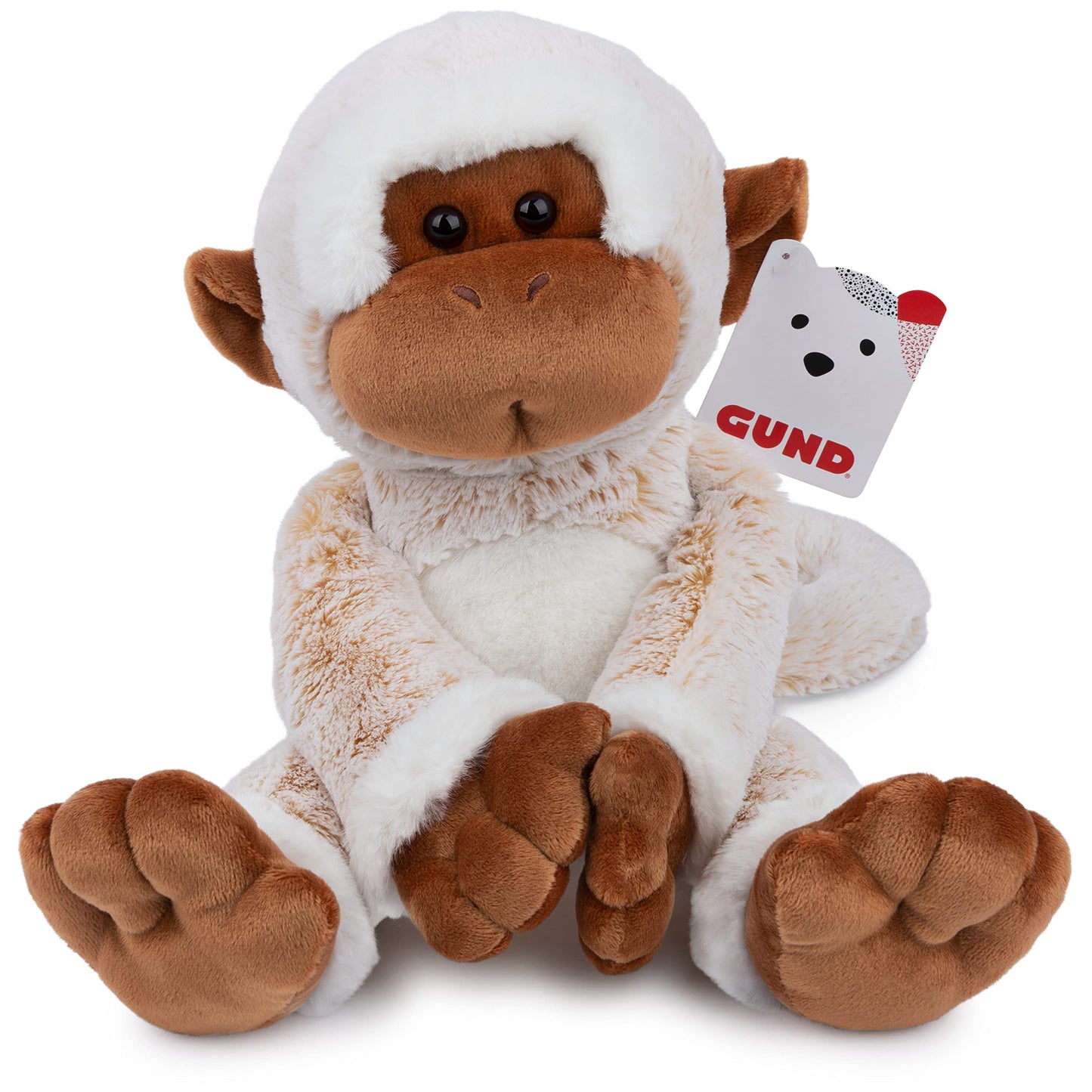 Gund Tilly The Monkey Plush, Premium Stuffed Animal For Ages 1 And Up, Cream/Brown, 15